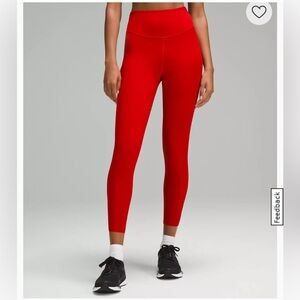 345-Base Pace High-Rise Tight 25"- magenta purple size 14